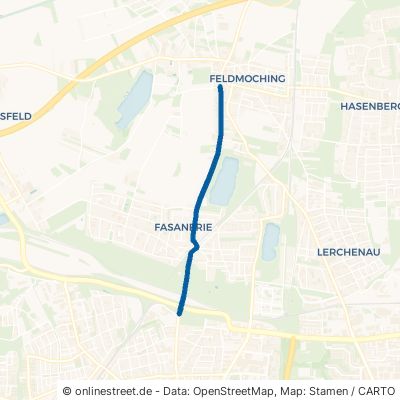 Feldmochinger Straße München Feldmoching-Hasenbergl 