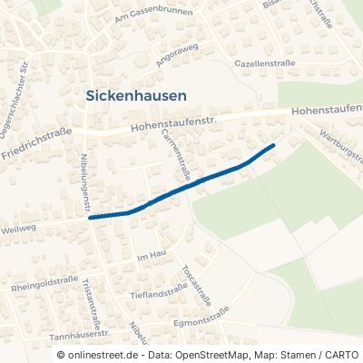 Beundenstraße Reutlingen Sickenhausen 