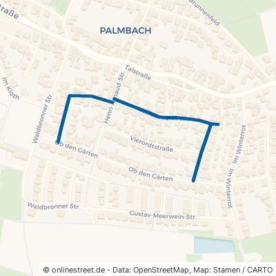 Waldenserstraße Karlsruhe Palmbach 