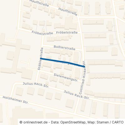 Kornbergstraße Göppingen Stadtgebiet 