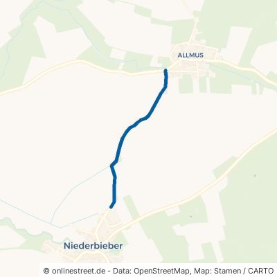 Niederbieberer Straße Hofbieber Allmus 