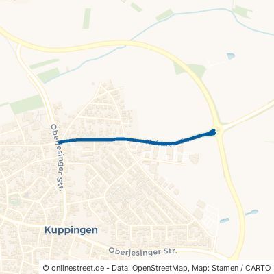 Nufringer Straße Herrenberg Kuppingen 