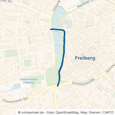 Wallstraße Freiberg Freibergsdorf 