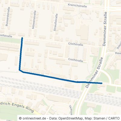 Heidenstraße 17034 Neubrandenburg Vogelviertel 