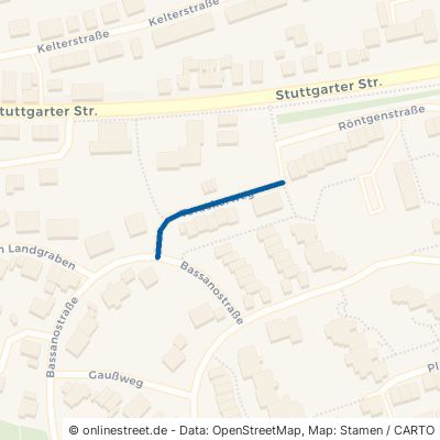 Torackerweg Mühlacker Erlenbach 