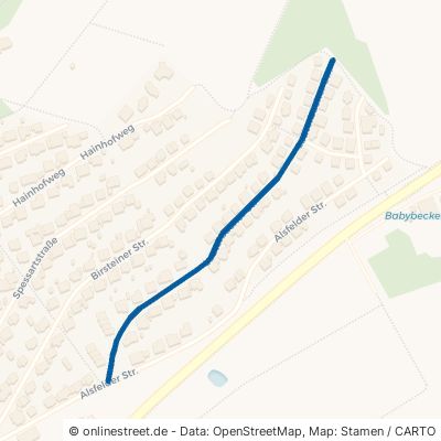 Lauterbacher Straße Wächtersbach Hesseldorf 