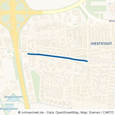 Kurt-Schumacher-Straße Weinheim 
