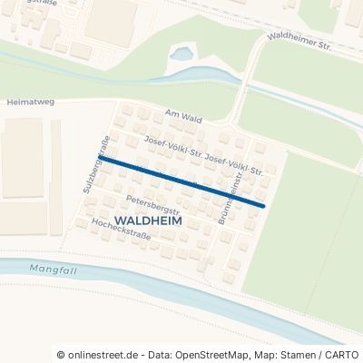 Kranzhornstraße Bruckmühl Waldheim 