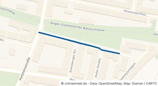 Nerchauer Straße Leipzig Reudnitz-Thonberg 