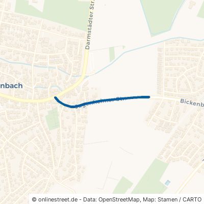 Jugenheimer Straße Bickenbach 