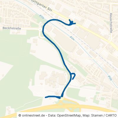 Christian-Grüninger-Straße Göppingen Stadtgebiet 
