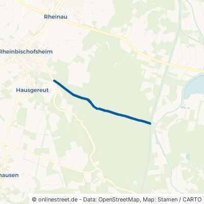 Neuer Weg Rheinau Rheinbischofsheim 