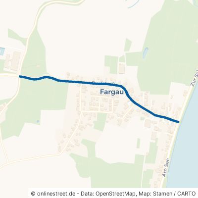 Dorfstraße Fargau-Pratjau 