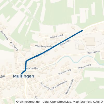 Ochsentaler Straße Mulfingen Jagstberg 
