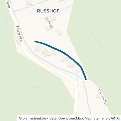 Unterer Rußhofweg Schenkenzell Kaltbrunn 