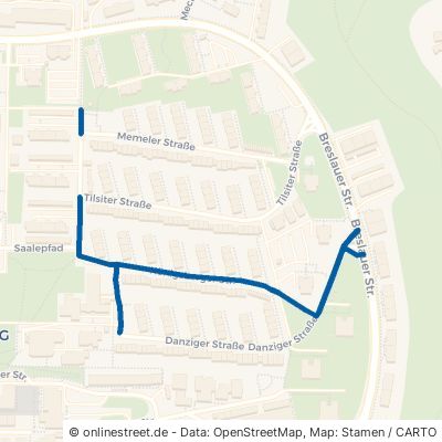 Königsberger Straße Saarbrücken Eschberg 