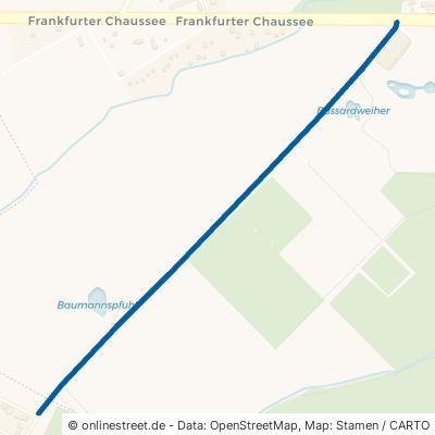 Schöneicher Weg Fredersdorf-Vogelsdorf Vogelsdorf 