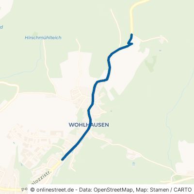 Hauptstraße Markneukirchen Wohlhausen 