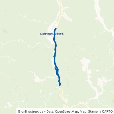 Landstraße Hornberg Niederwasser 