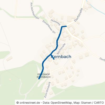 Heidestraße Lahntal Kernbach 