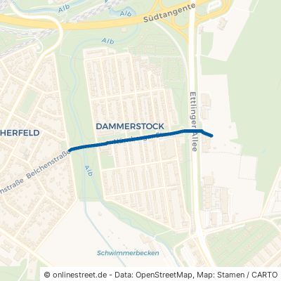 Nürnberger Straße Karlsruhe Weiherfeld-Dammerstock 