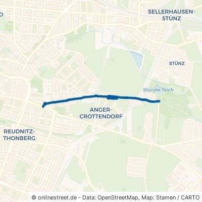 Theodor-Neubauer-Straße Leipzig Anger-Crottendorf 