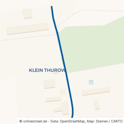 Dorfstraße Klein Thurow Roggendorf 