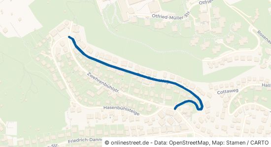 Otto-Erbe-Weg Tübingen Weststadt 