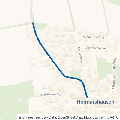 Strutweg Naumburg Heimarshausen 