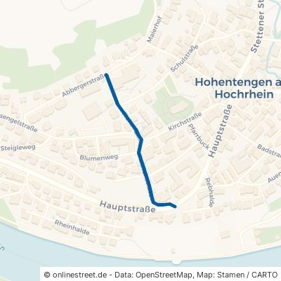 Fluhstraße Hohentengen am Hochrhein Hohentengen 