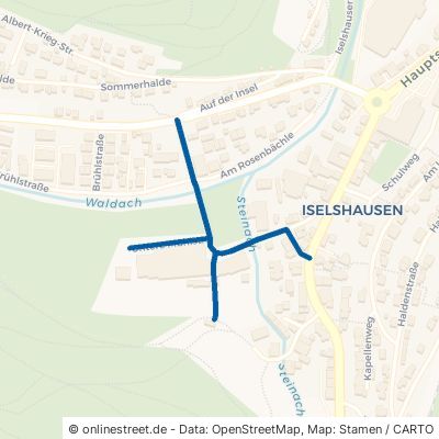 Untere Mühlstraße Nagold Iselshausen 