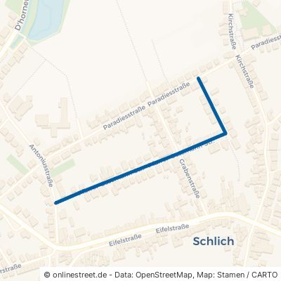 Pfarrer-Ossemann-Straße Langerwehe Schlich 