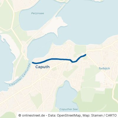 Straße der Einheit Schwielowsee Caputh 