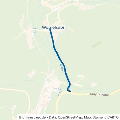 Erndtebrücker Straße Erndtebrück Womelsdorf 