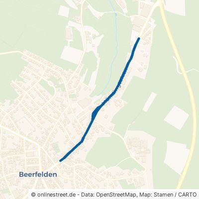 Mümlingtalstraße Beerfelden 