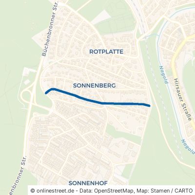 Bekstraße Pforzheim Sonnenberg 