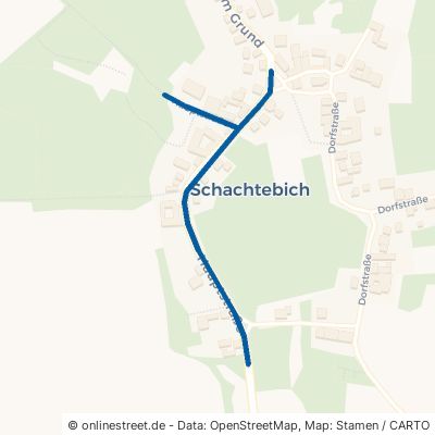 Hauptstraße Schachtebich Gänseteich 