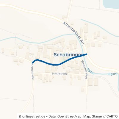 Hauptstraße Wittislingen Schabringen 