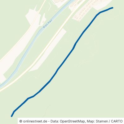 Wüstenbergweg Forchtenberg Ernsbach 