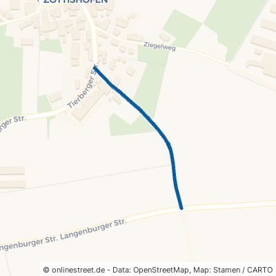 Eichenstraße Braunsbach Zottishofen 