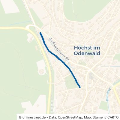 Ziegelhüttenweg Höchst im Odenwald 