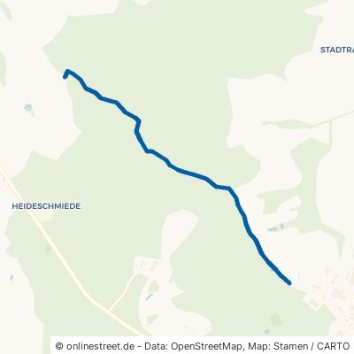 Waldweg Heidberge Dalkendorf 