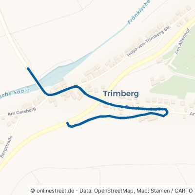 Brückenstraße Elfershausen Trimberg 