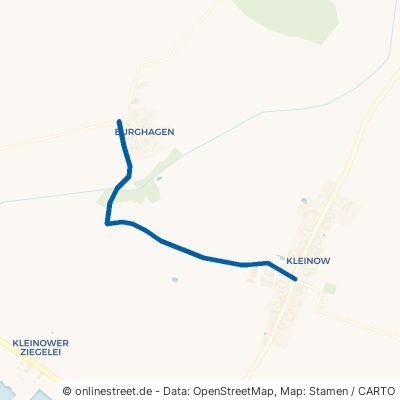 Burghagener Weg Plattenburg Kleinow 