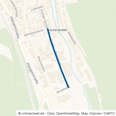Dieselstraße Kämpfelbach Bilfingen 