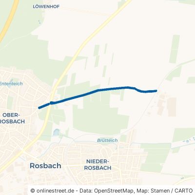 Bornweg Rosbach vor der Höhe Ober-Rosbach 