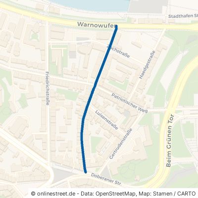 Neue Werderstraße Rostock Kröpeliner Tor-Vorstadt 
