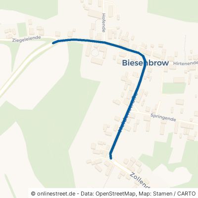 Heidenstraße Angermünde Biesenbrow 