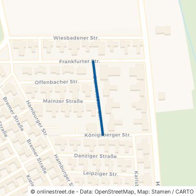 Darmstädter Straße Kleinostheim Waldstadt am Spessart 