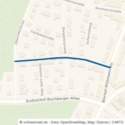 Eigenheimweg Regensburg Kumpfmühl-Ziegetsdorf-Neuprüll 